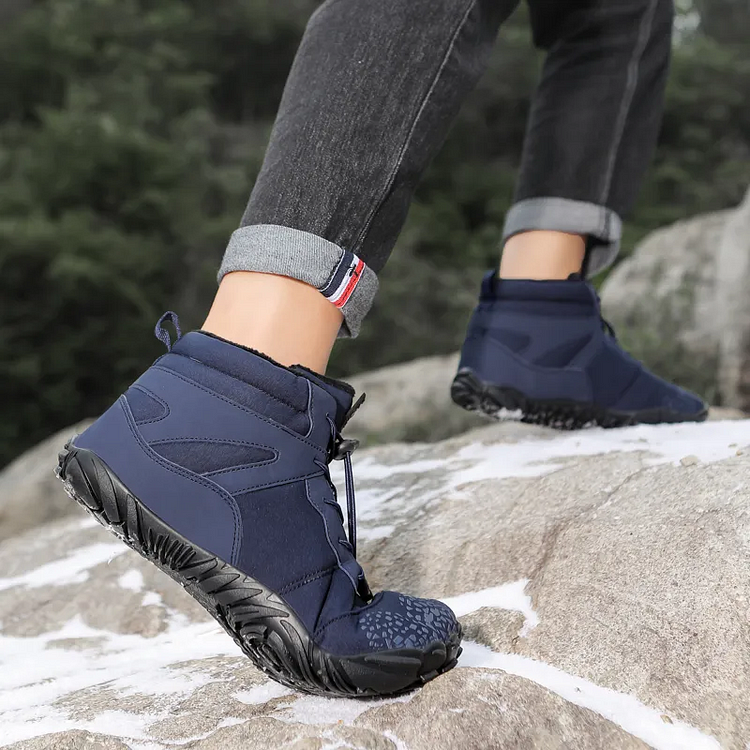 Winter Barfußschuhe Outdoor Warme und wasserdichte Schneestiefel
