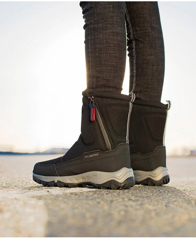 Winterstiefel für Damen & Herren – Mit praktischem Reißverschluss an der Seite