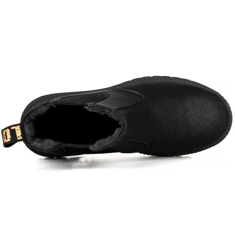 Wasserdichte Slip-On-Stiefel mit Stahlkappe