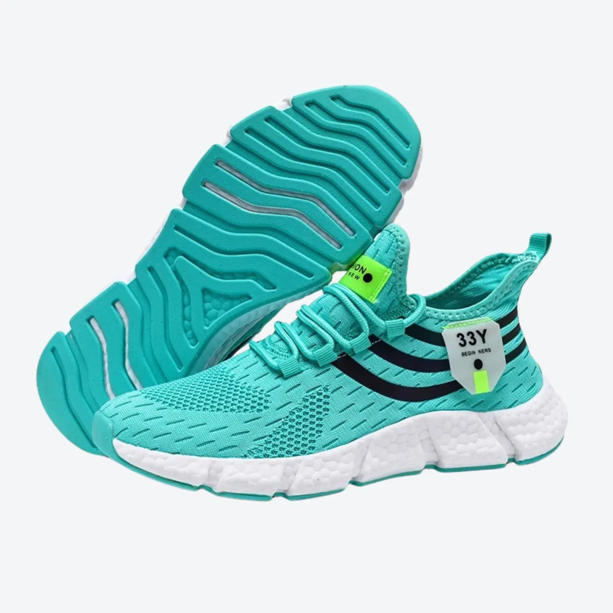 BreezeStep Vulkanisierte Sneakers – Unisex Slip-On Mesh-Wander- und Laufschuhe