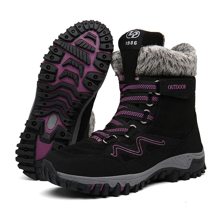 Orthopädische Winter Schnee Stiefeletten Warme Pelz Arch Support Frauen Schuhe