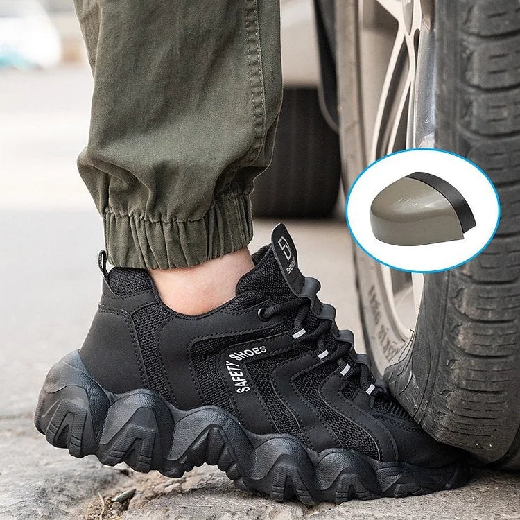 Reflektierende Sicherheits-Sneaker für Herren mit fester Sohle