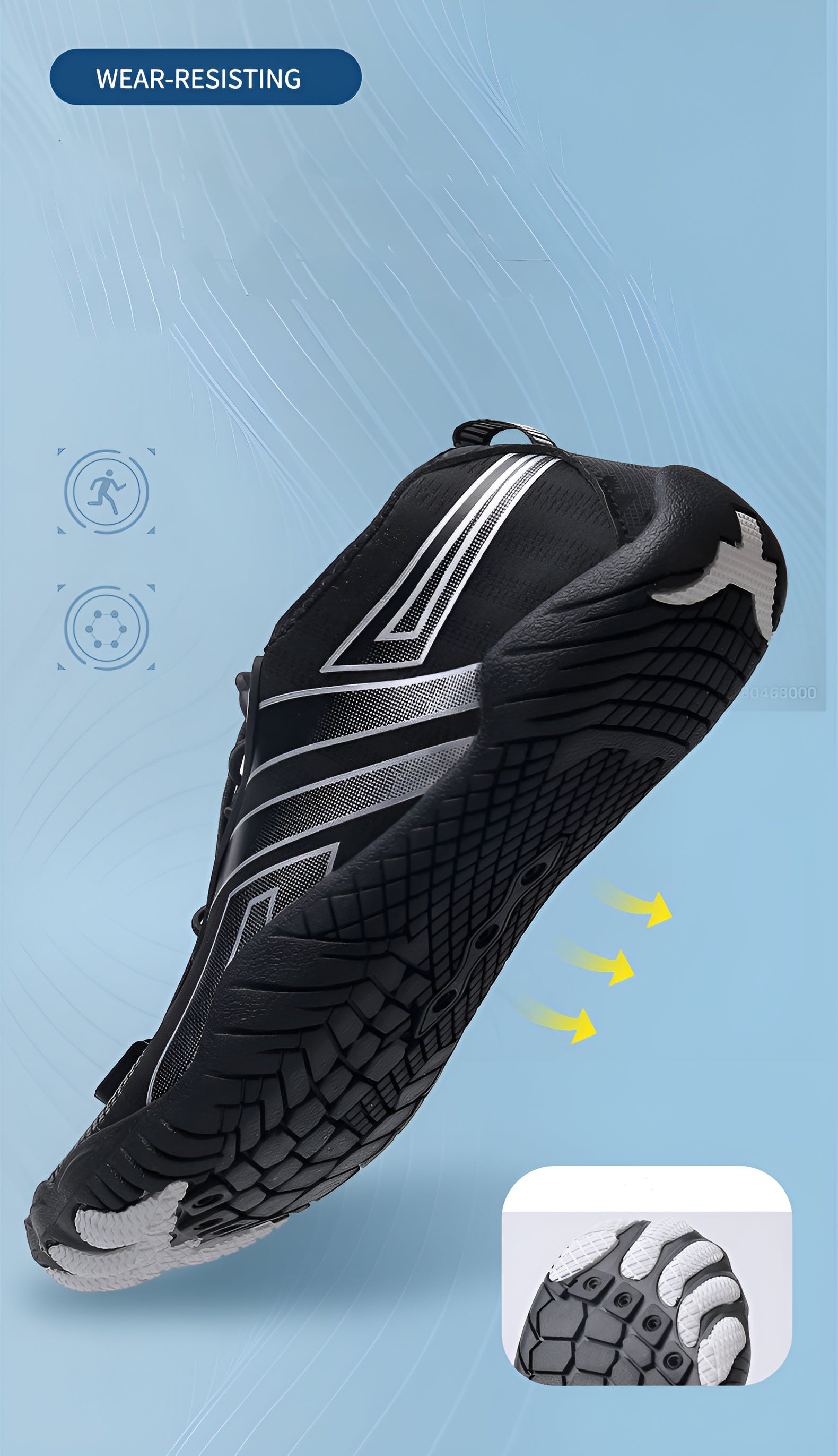 Unisex Schuhe mit breiter Zehenbox – Komfortabler Orthopädischer Schuh für gesunde Füße