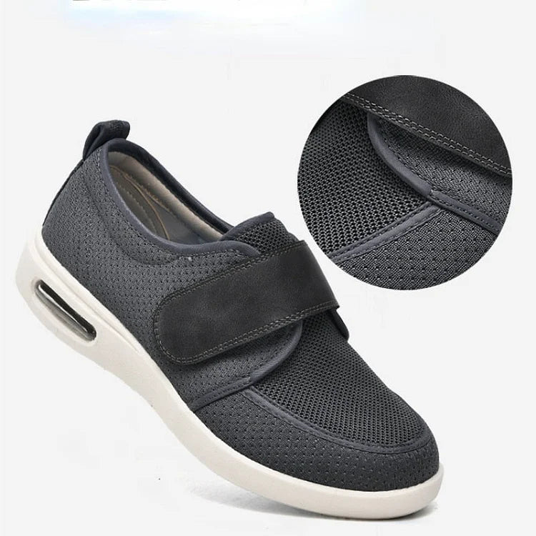 Weite Stretch-Schuhe ohne Schnürung verstellbarer Verschluss