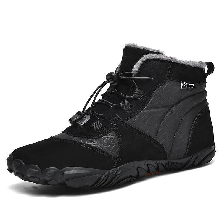 Winter-Barfußschuhe mit rutschfester Sohle – Warm & robust