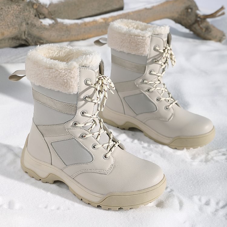 Wasserdichte Schneestiefel – Damen rutschfest & gefüttert