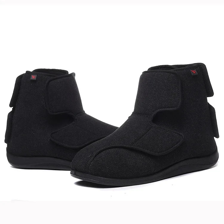 Orthopädische warme verstellbare extra breite Stiefel