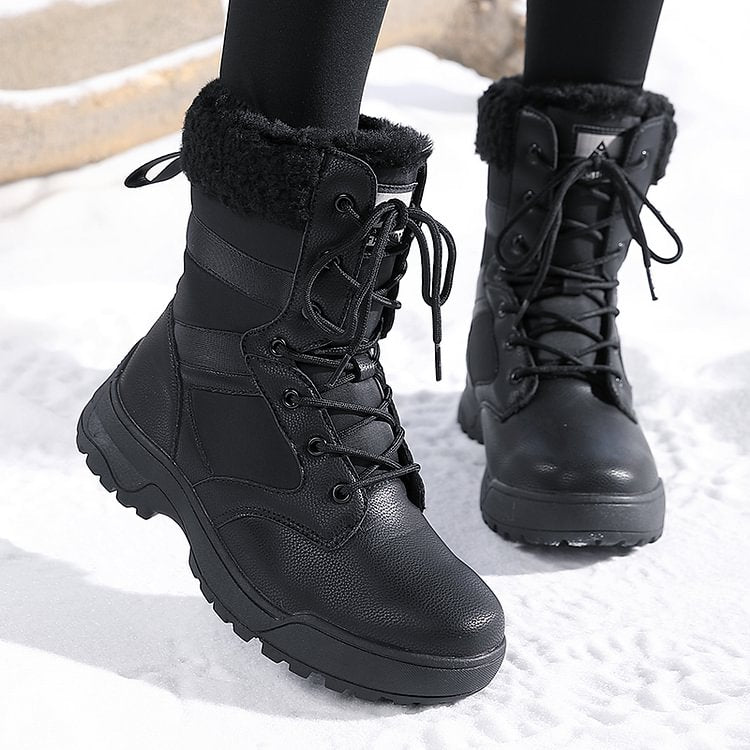 Wasserdichte Schneestiefel – Damen rutschfest & gefüttert