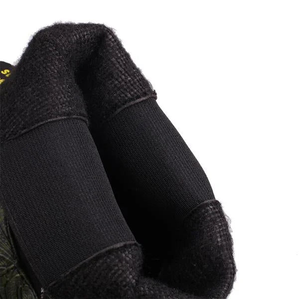 Damenmode Retro Blumen Martin Stiefel mit klobigem Absatz