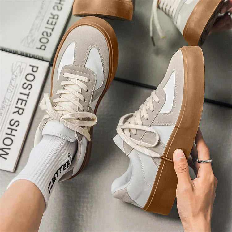 Herren Bundeswehr Sneaker Casual Dicke Sohle Bequem Modisch Sportschuhe