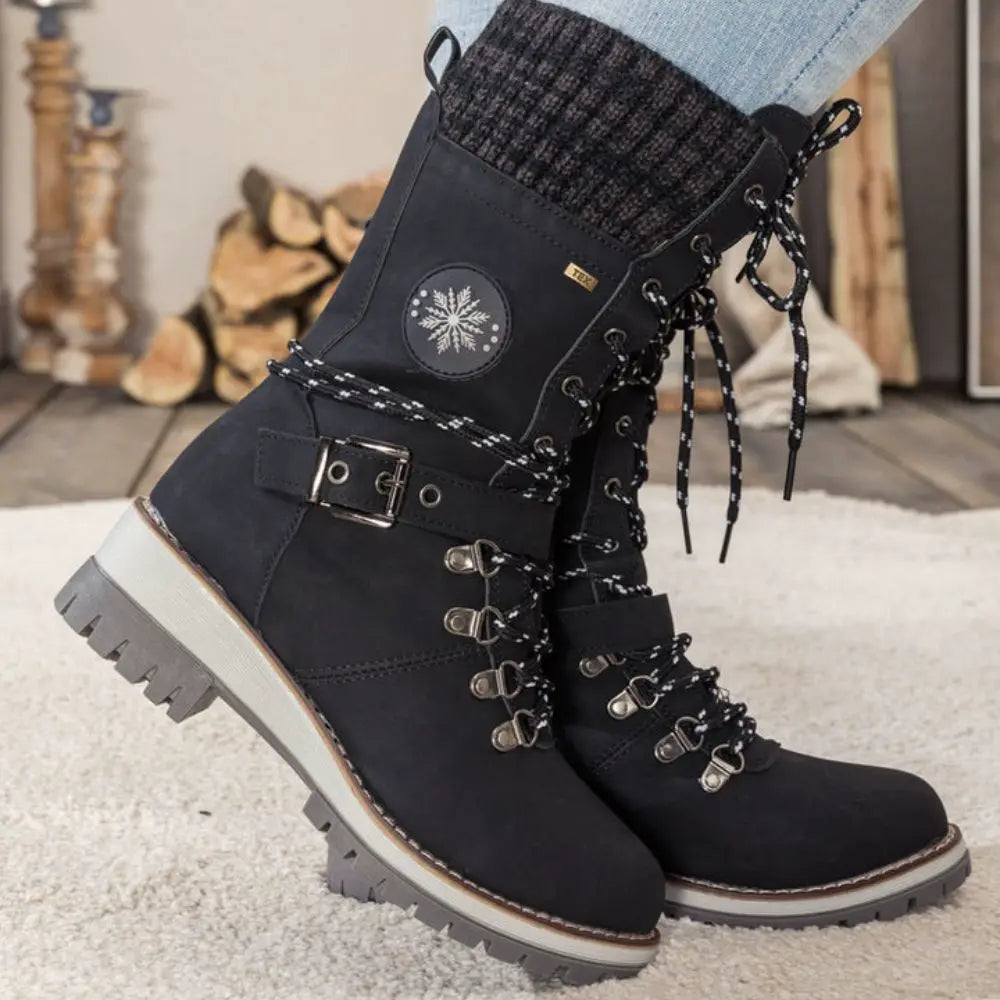 Orthopädische Winterstiefel für Damen – Warm, Wasserdicht & Rutschfest