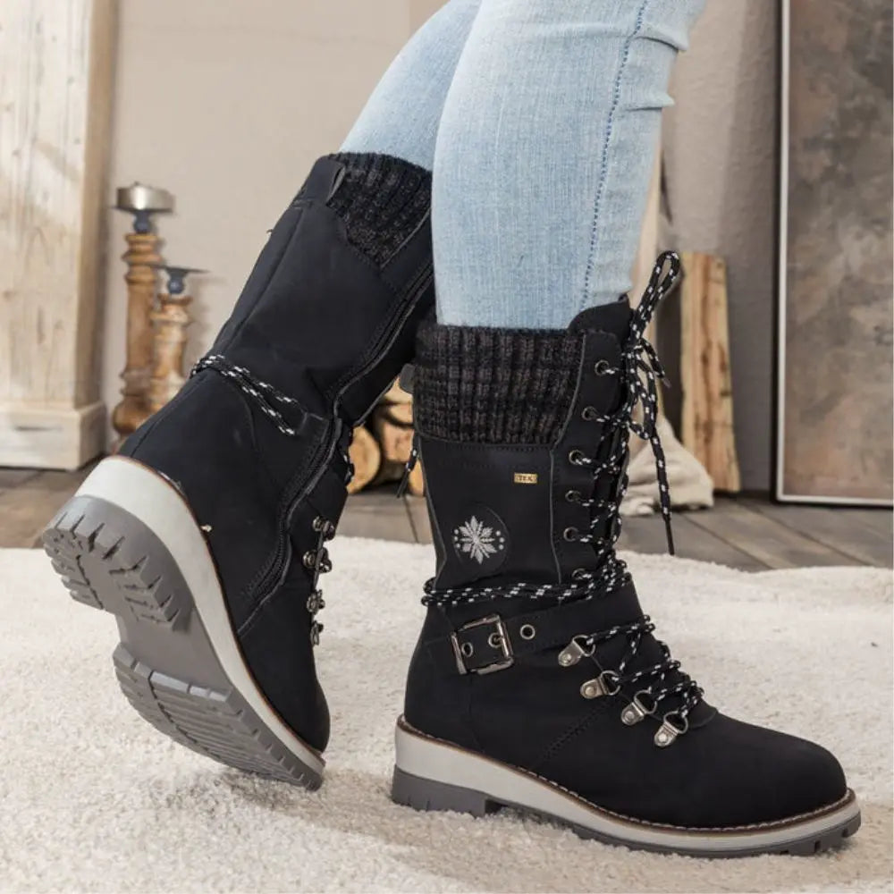 Orthopädische Winterstiefel für Damen – Warm, Wasserdicht & Rutschfest