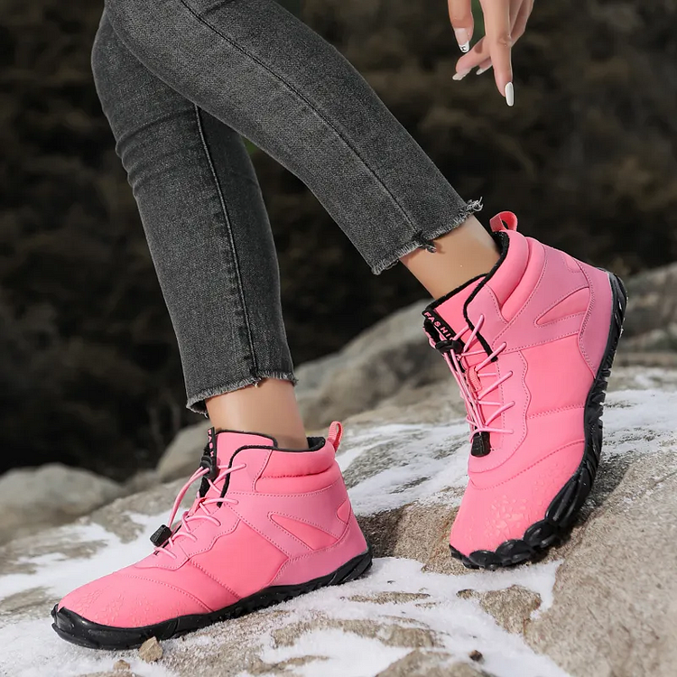 Winter Barfußschuhe Outdoor Warme und wasserdichte Schneestiefel