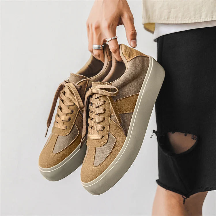 Herren Bundeswehr Sneaker Casual Dicke Sohle Bequem Modisch Sportschuhe