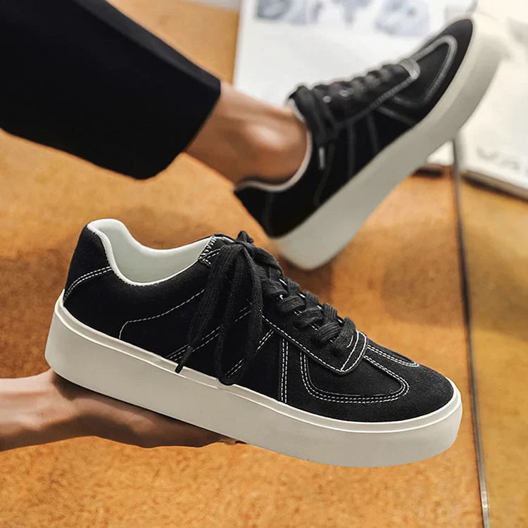 Herren Bundeswehr Sneaker Casual Dicke Sohle Bequem Modisch Sportschuhe