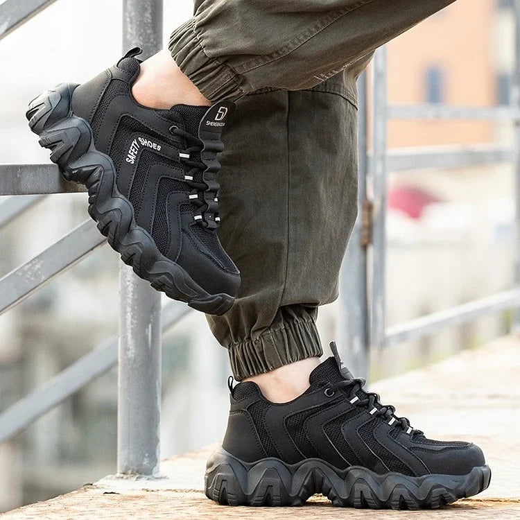 Reflektierende Sicherheits-Sneaker für Herren mit fester Sohle