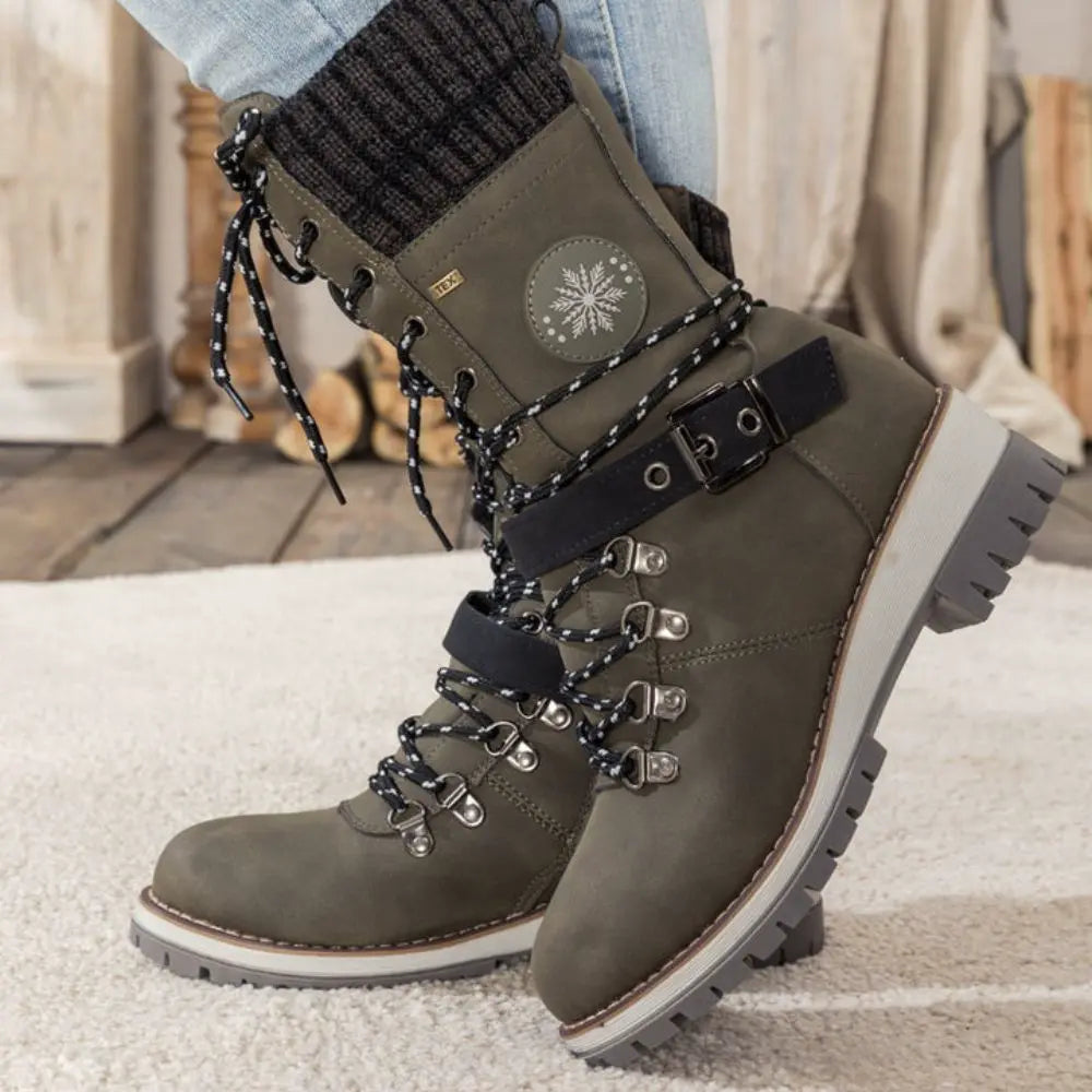 Orthopädische Winterstiefel für Damen – Warm, Wasserdicht & Rutschfest