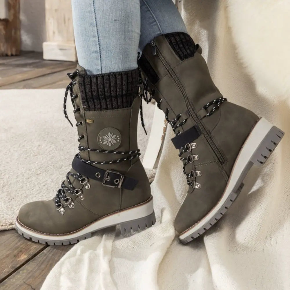 Orthopädische Winterstiefel für Damen – Warm, Wasserdicht & Rutschfest