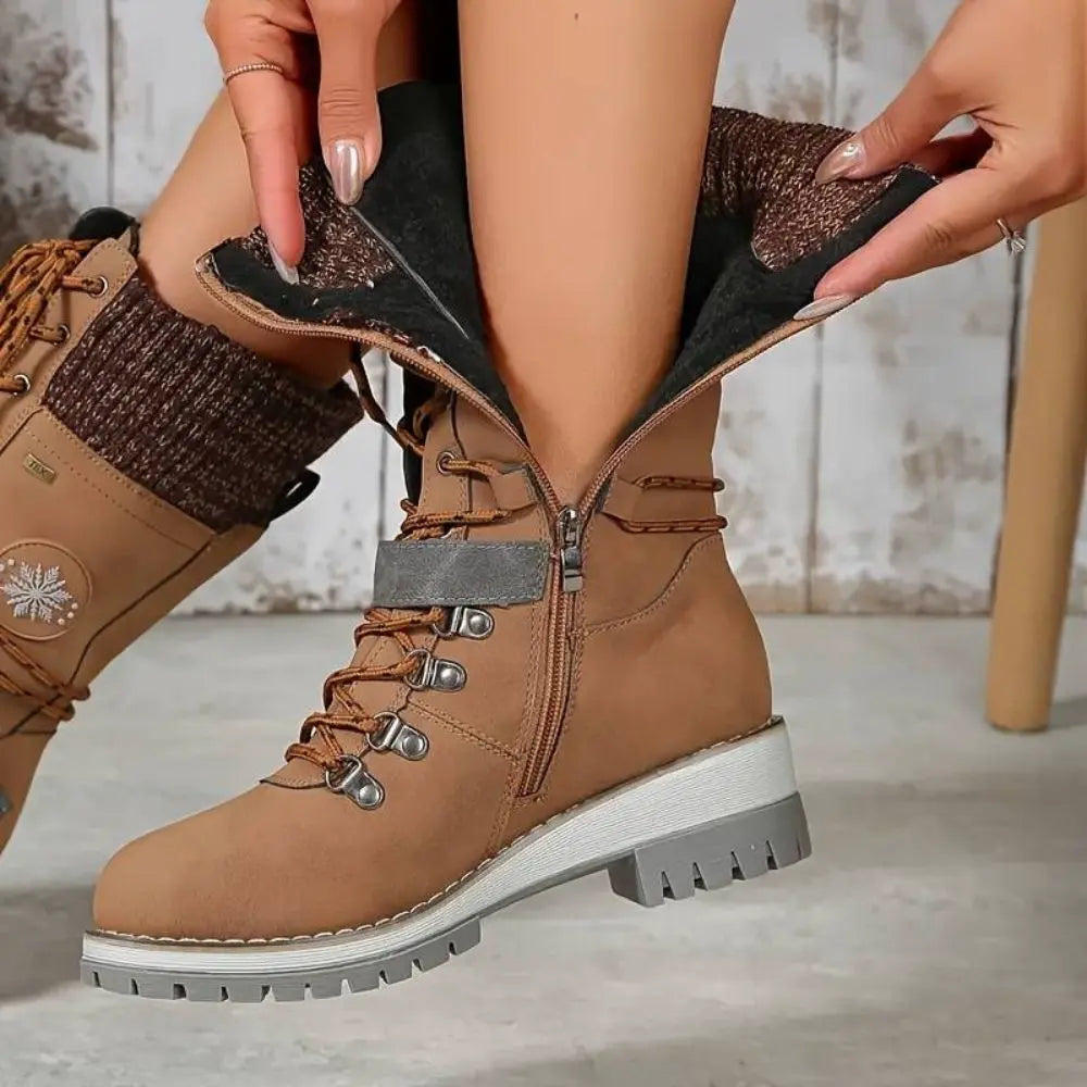Orthopädische Winterstiefel für Damen – Warm, Wasserdicht & Rutschfest