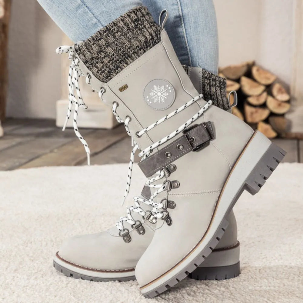 Orthopädische Winterstiefel für Damen – Warm, Wasserdicht & Rutschfest