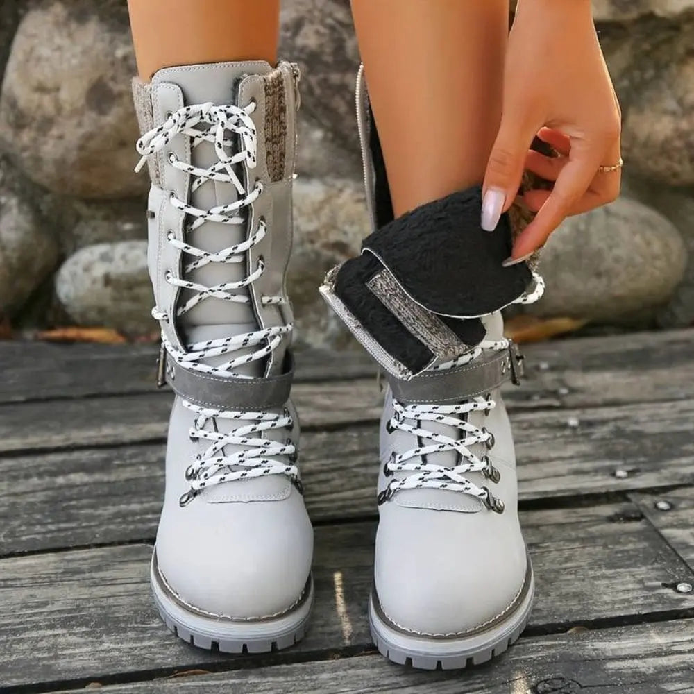 Orthopädische Winterstiefel für Damen – Warm, Wasserdicht & Rutschfest