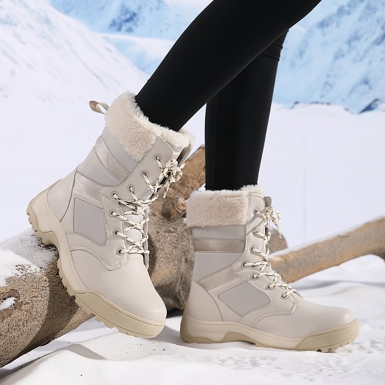 Wasserdichte Schneestiefel – Damen rutschfest & gefüttert