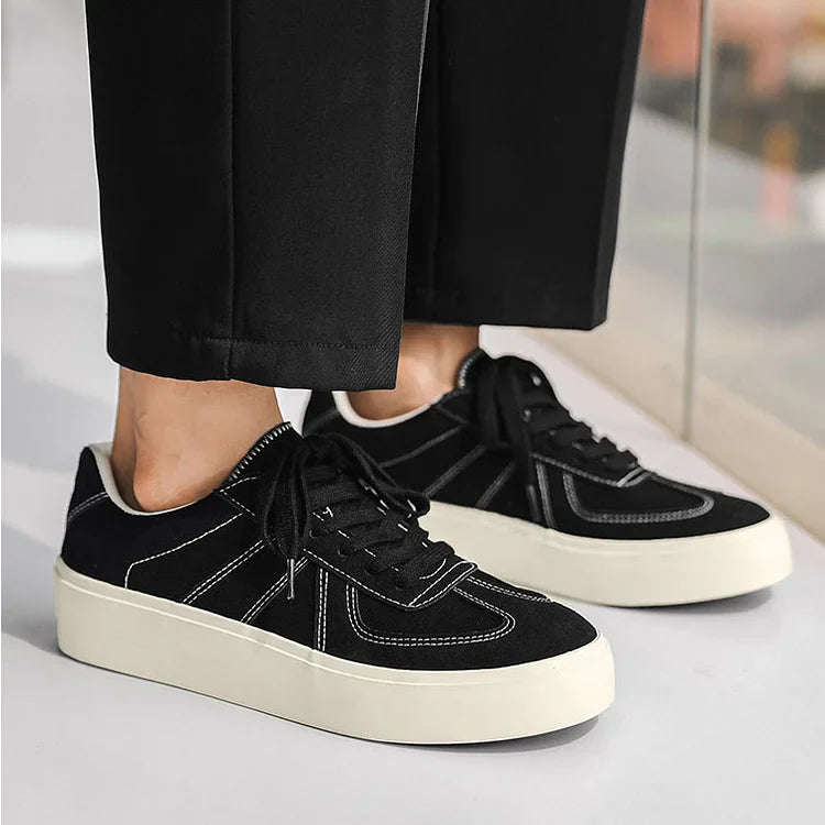 Herren Bundeswehr Sneaker Casual Dicke Sohle Bequem Modisch Sportschuhe