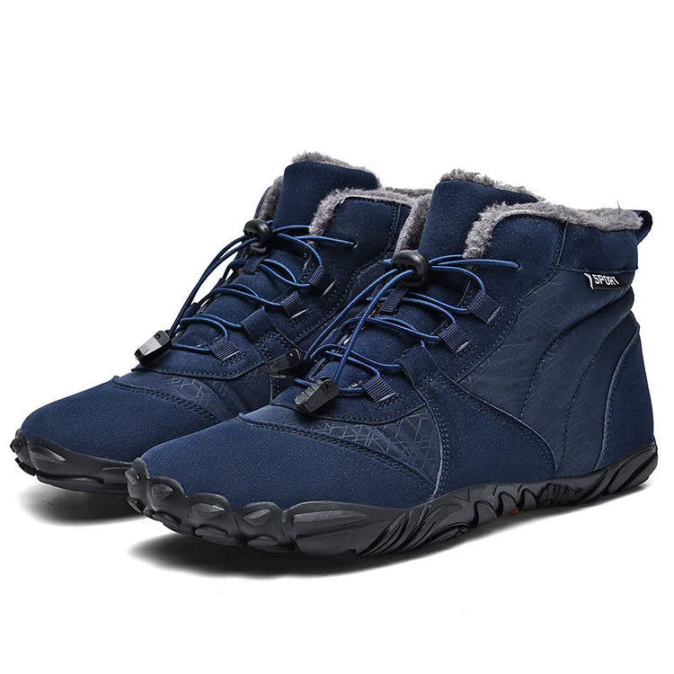 Barfußschuhe Winter wasserdichte Trailrunning-Schuhe warm gefütterte Winterschuhe