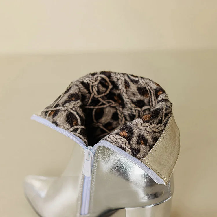 Damen-Stiefeletten in Gold-Metallic