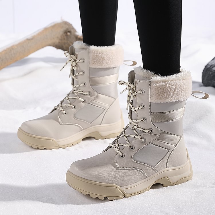 Wasserdichte Schneestiefel – Damen rutschfest & gefüttert