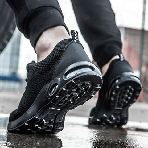 Bequeme Schuhe mit Stahlkappe gegen Ermüdung
