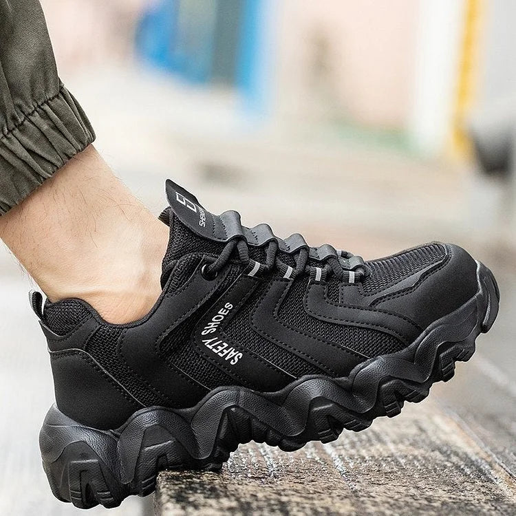 Reflektierende Sicherheits-Sneaker für Herren mit fester Sohle