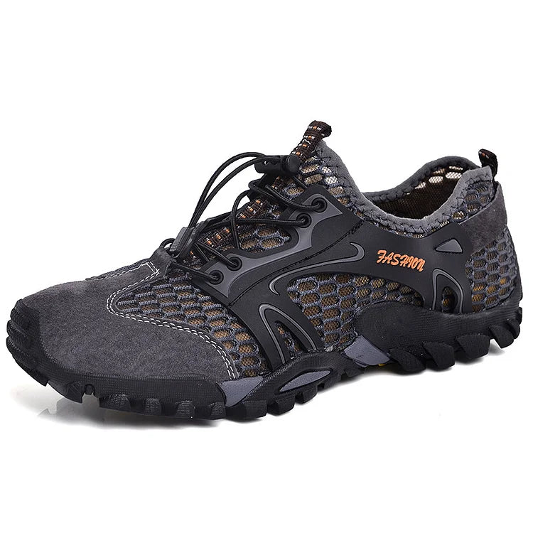 Schnelltrocknende leichte Wanderschuhe aus Leder für Herren
