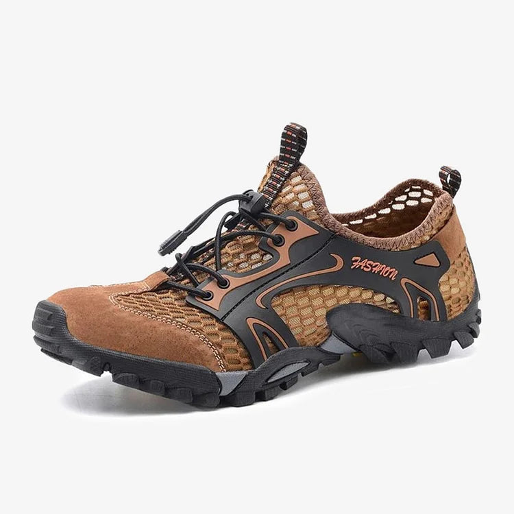 Schnelltrocknende leichte Wanderschuhe aus Leder für Herren