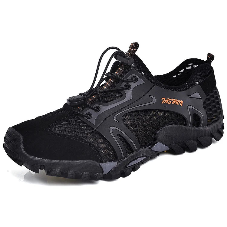 Schnelltrocknende leichte Wanderschuhe aus Leder für Herren