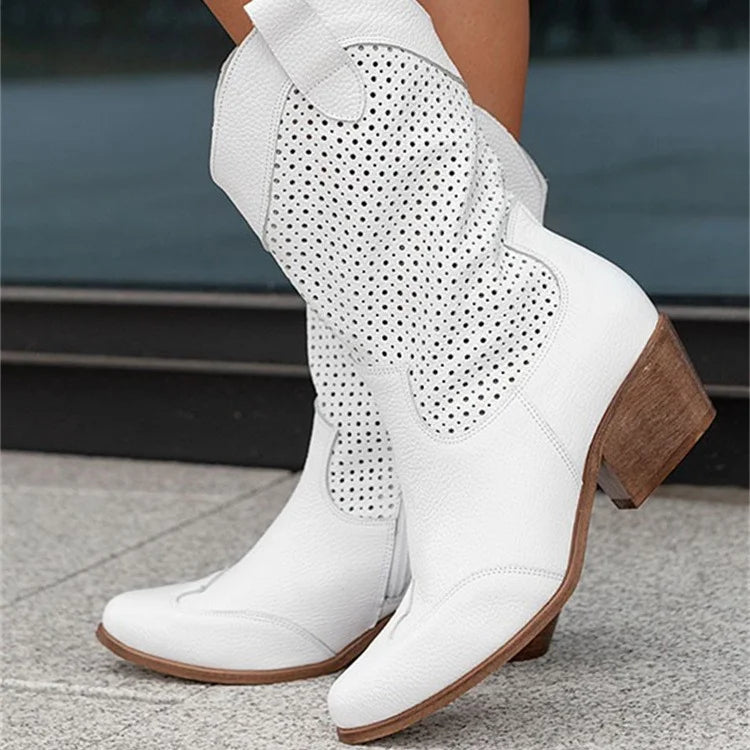 Footwearstorm | Cowboystiefel mit niedrigem Absatz für Damen