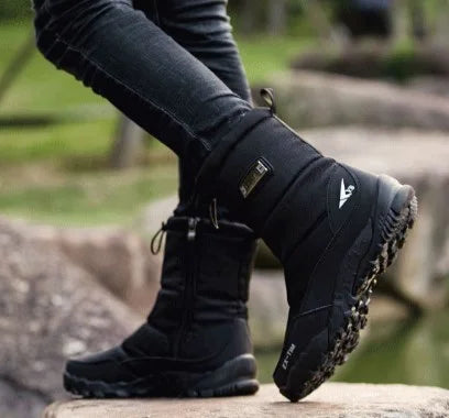 Herren-Winterstiefel für Outdoor – warm wasserdicht und rutschfest