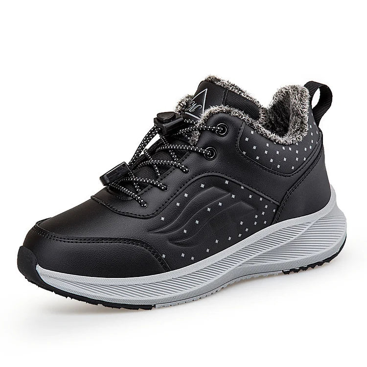 Warme rutschfeste und bequeme Wanderschuhe aus Samt