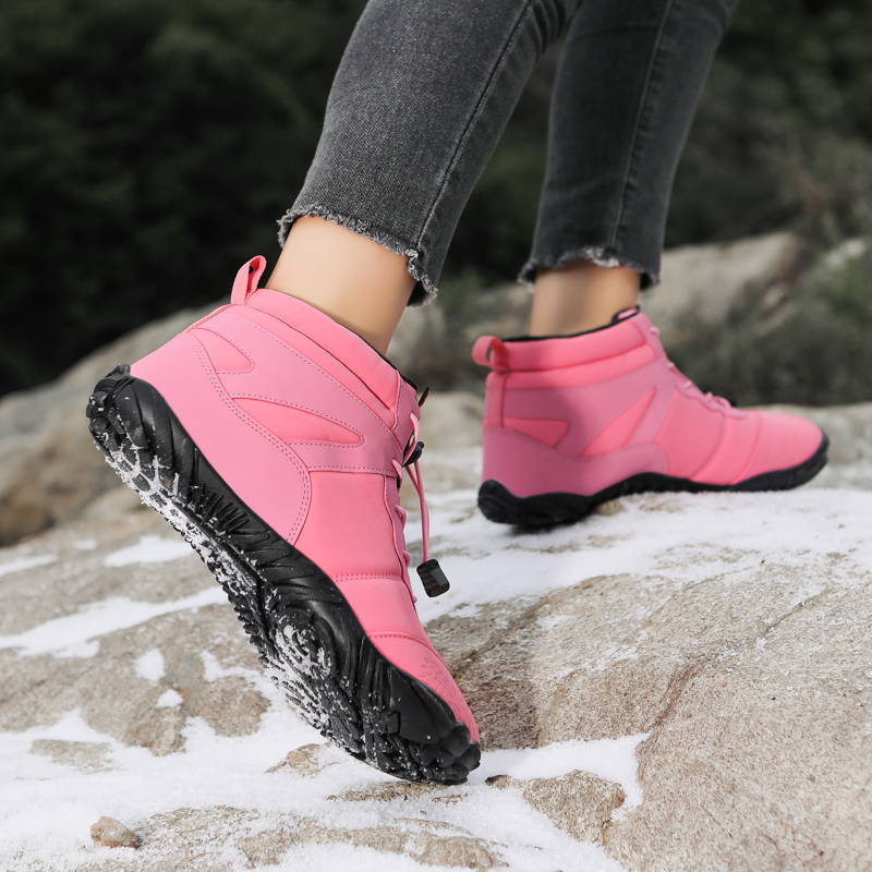 Winter Barfußschuhe Outdoor Warme und wasserdichte Schneestiefel