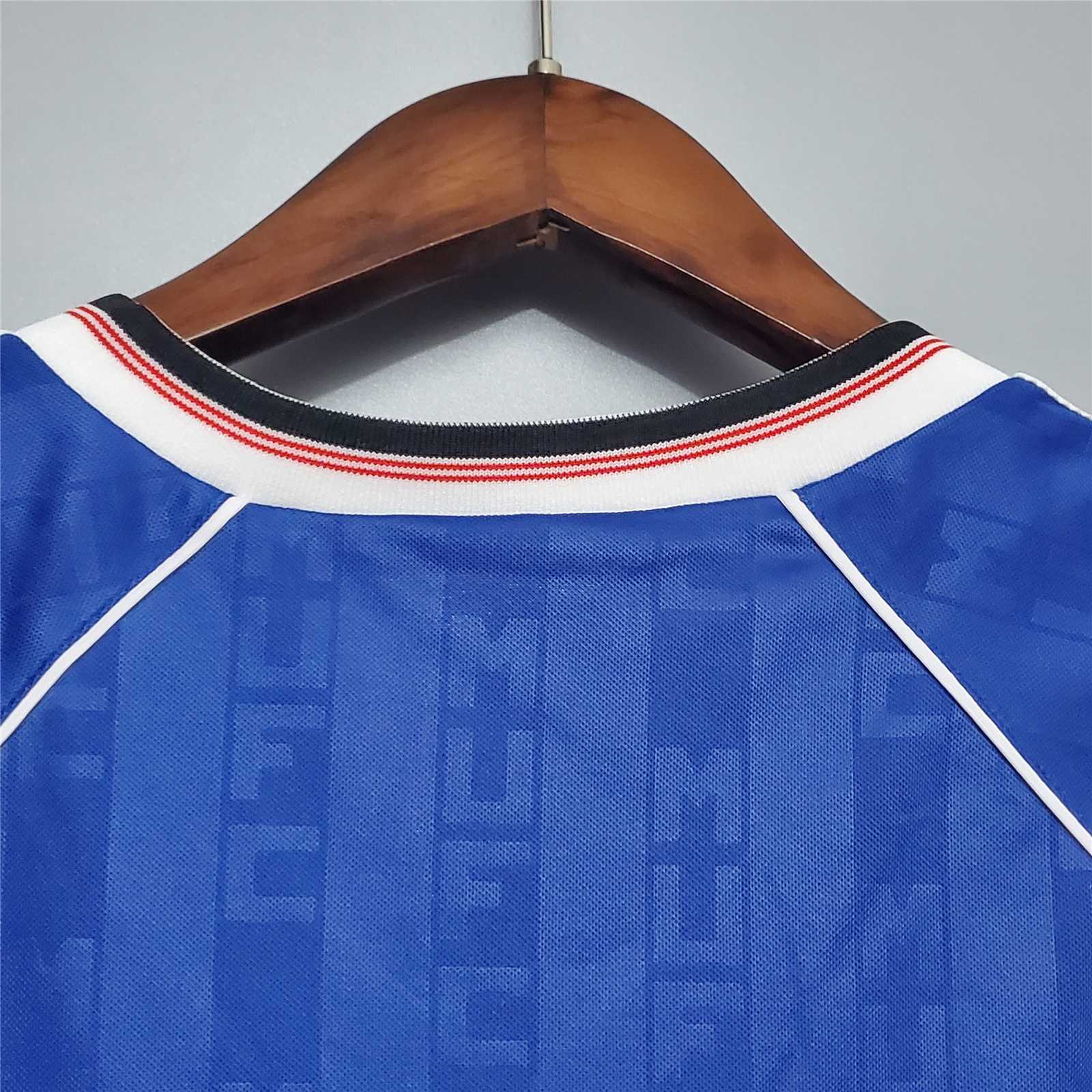 Man. United Away Shirt Blue 1988/89