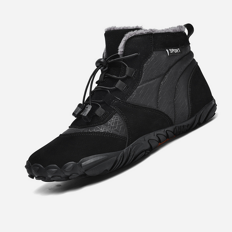 Winter-Barfußschuhe mit rutschfester Sohle – Warm & robust