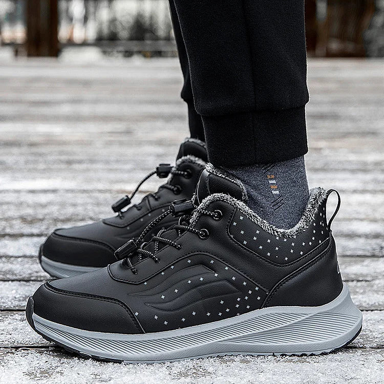 Warme rutschfeste und bequeme Wanderschuhe aus Samt