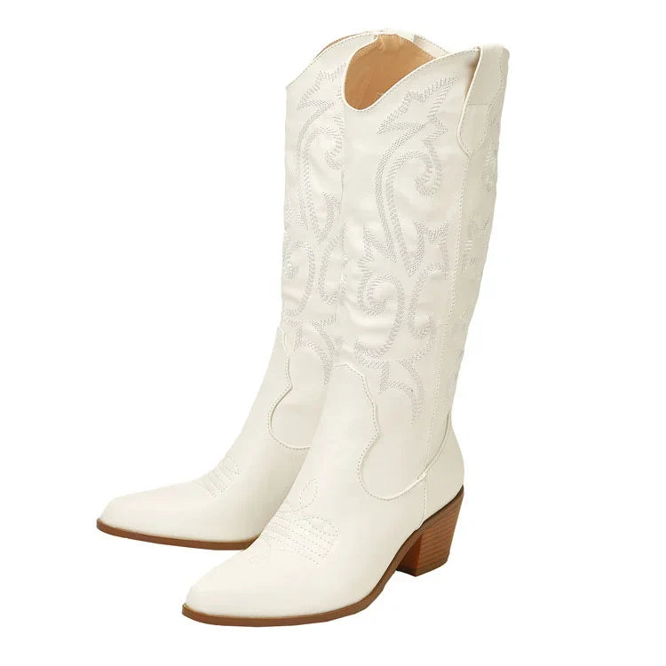 Weitermachen mit Cowboystiefeln