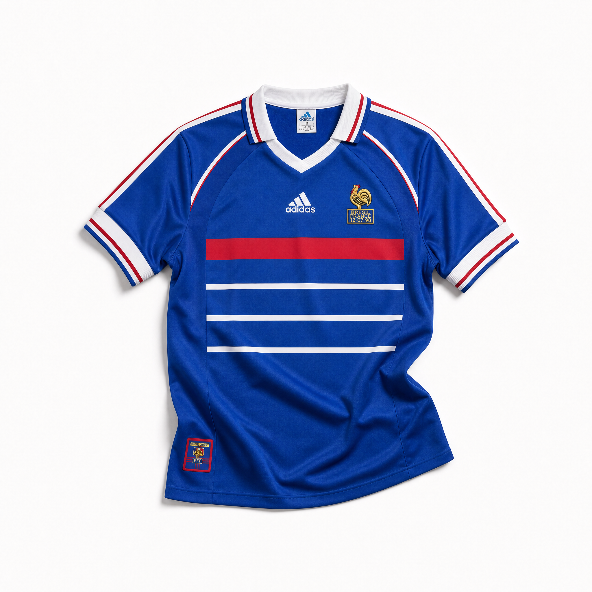 France Home Jersey 1998 World Cup Victory