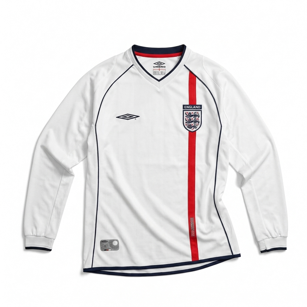 England Jersey Home Long 2002