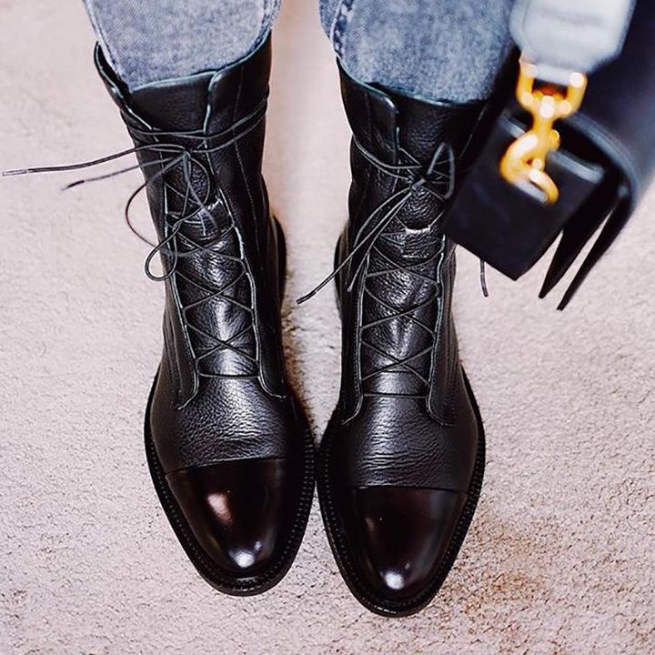 Damen Stiefel aus Echtleder für den Herbst