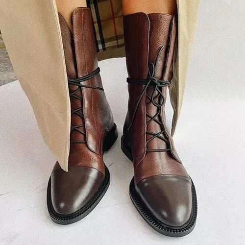 Damen Stiefel aus Echtleder für den Herbst