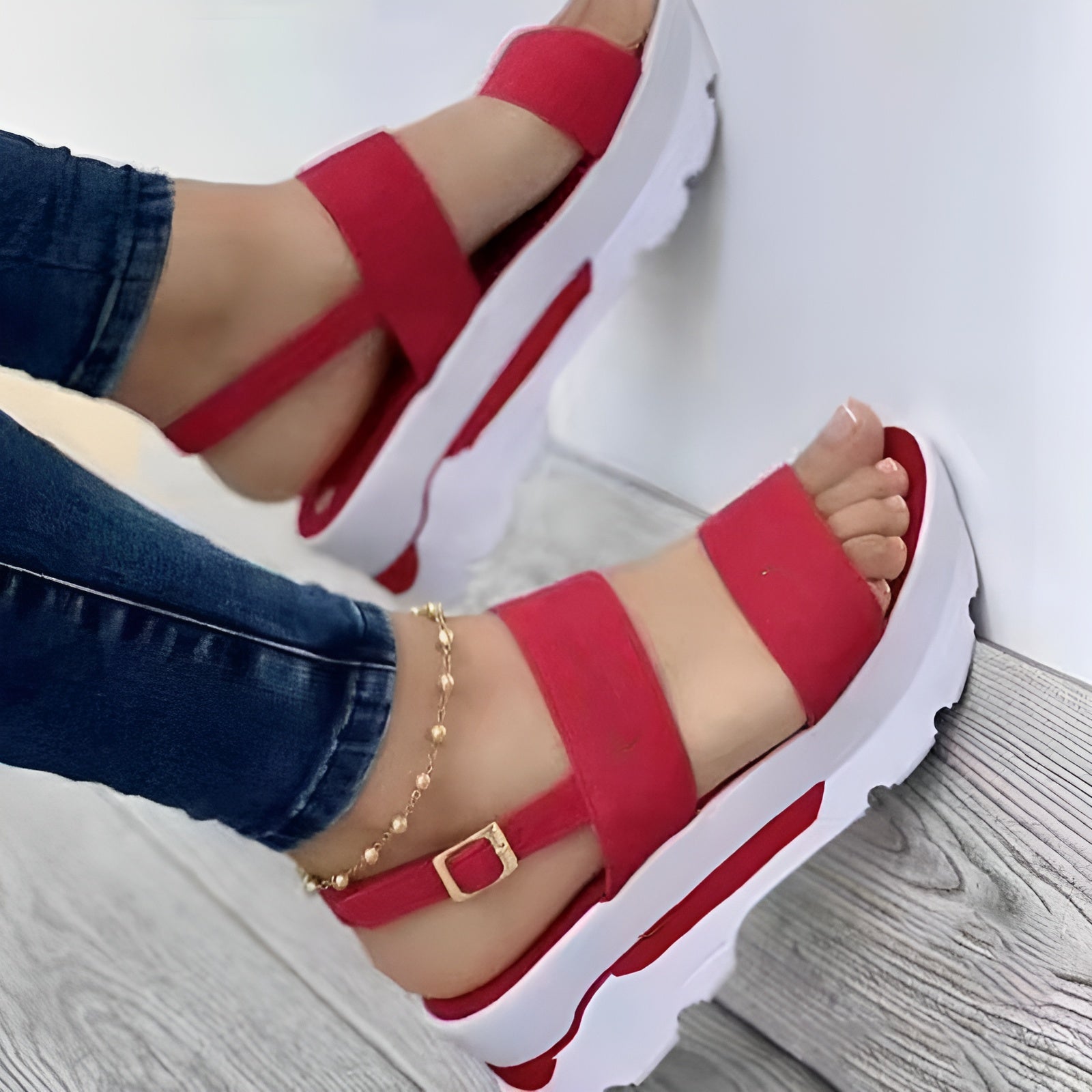 Orthopädische Sandalen  – Sandalen Damen in Trendfarben