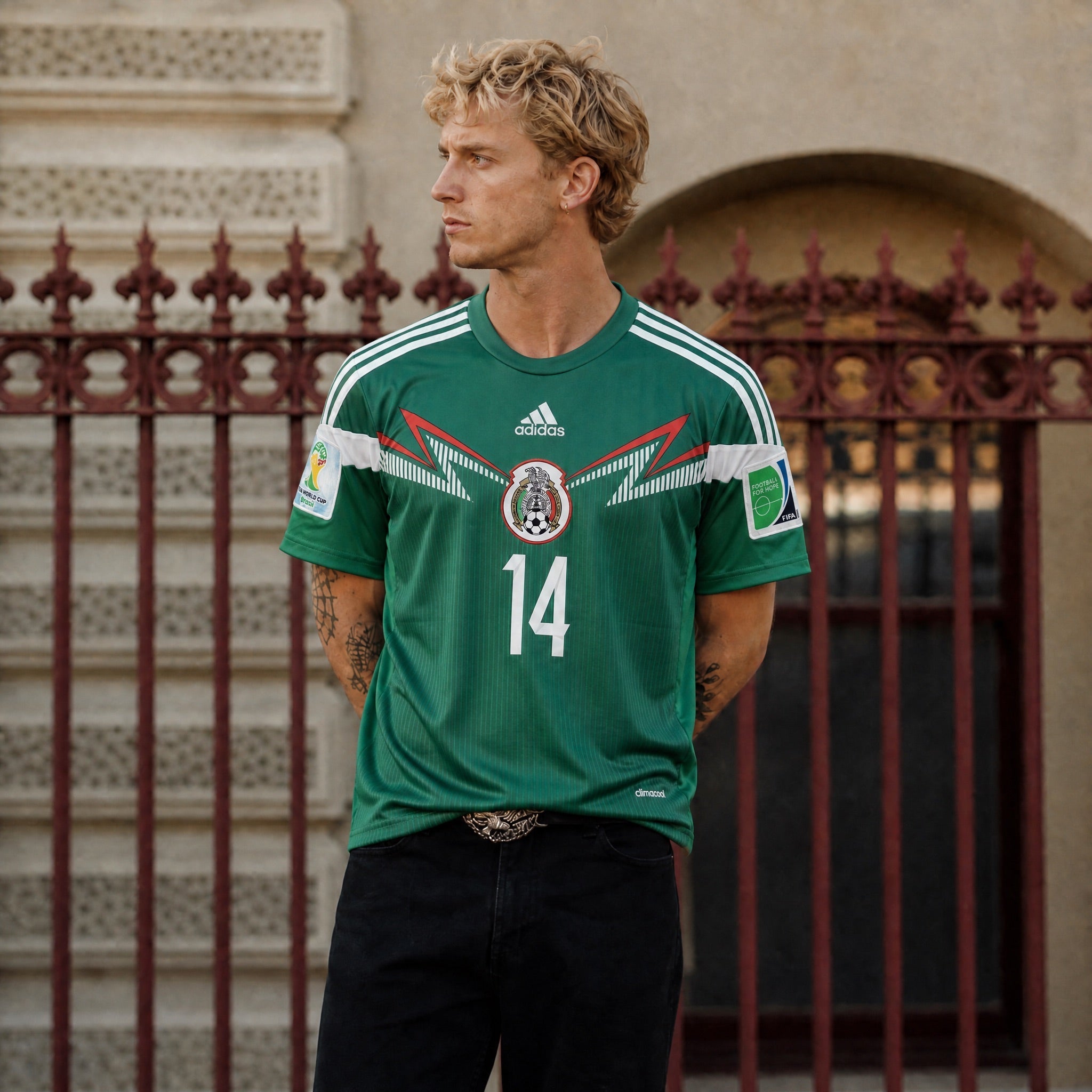 Jersey Chicharito Mexico Home 2014 World Cup