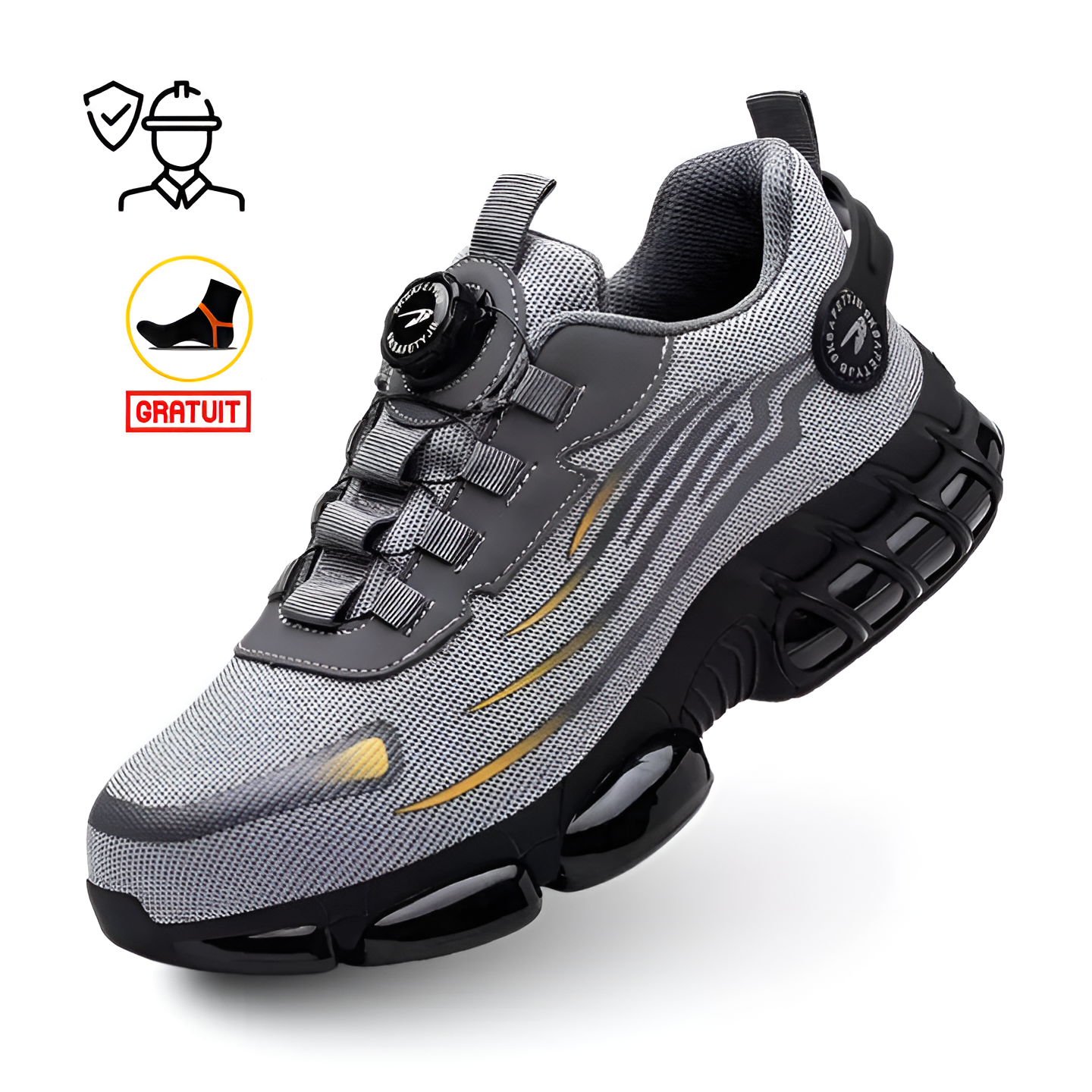 Herrenschuhe – Robuste Sicherheitsschuhe mit hohem Komfort